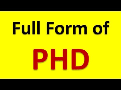 full form of phd youtube full form of ph d