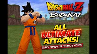 Dragon Ball Z Budokai – All Ultimate Attacks (Every Character Ultimate Moves)