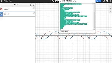 Desmos Text I/O: A chrome extension to import/export desmos graphs in json format