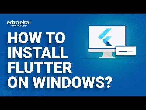 How to Install Flutter on Windows? | Android Studio Flutter Installation | Flutter Training |Edureka