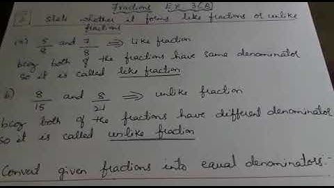 ICSE Grade-7 MATHS-FRACTIONS (EX:3B)
