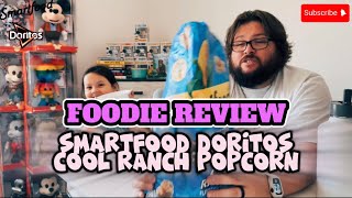 Smartfood® Doritos® Cool Ranch® Popcorn Review | Food Review #7 | #GirlDadFoodie