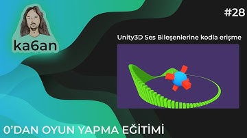UNITY C# OYUN GELİŞTİRME EĞİTİMİ - 28:Unity3D - Ses Bileşenlerine Kodla Erişme ve Değiştirme