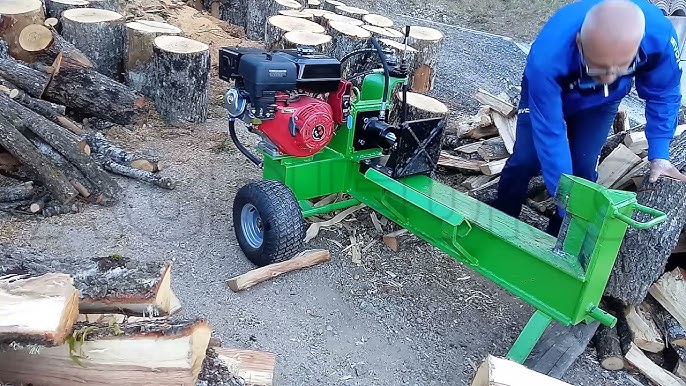 Astilladora Tronzadora de leña a motor de gasolina 🛡️ Agroesencial