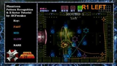 Phantoon Tutorial : Pattern Recognition & X-Factors ( Super Metroid )