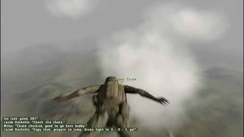 Arma 2 Free Fall Parachute Jump