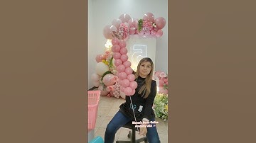 Balloon tutorial Mini garland #balloon #ballondeheart #balloons #garland #garland