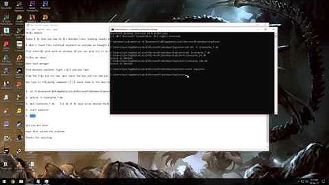 How to fix desktop Icons loading slowly on every startup in windows 10