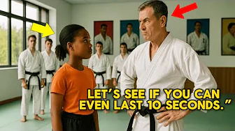 Black Belt Asked A Black Little Girl To Fight As A Joke – What She Did Next Silenced The Whole Gym