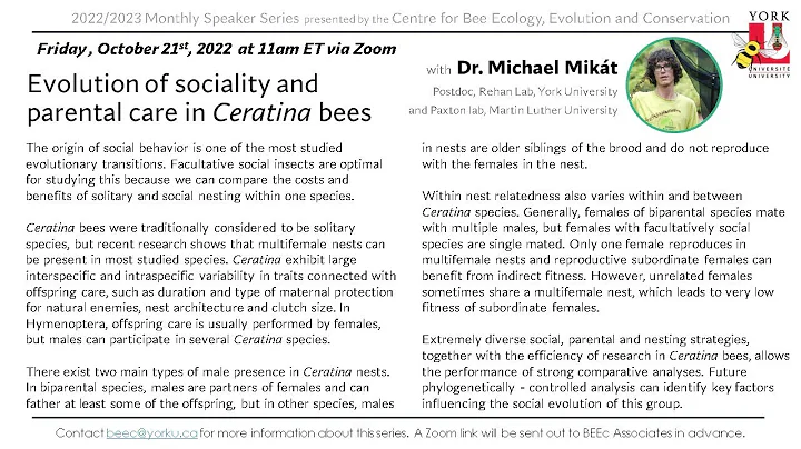 Michael Mikt - Evolution of sociality and parental...