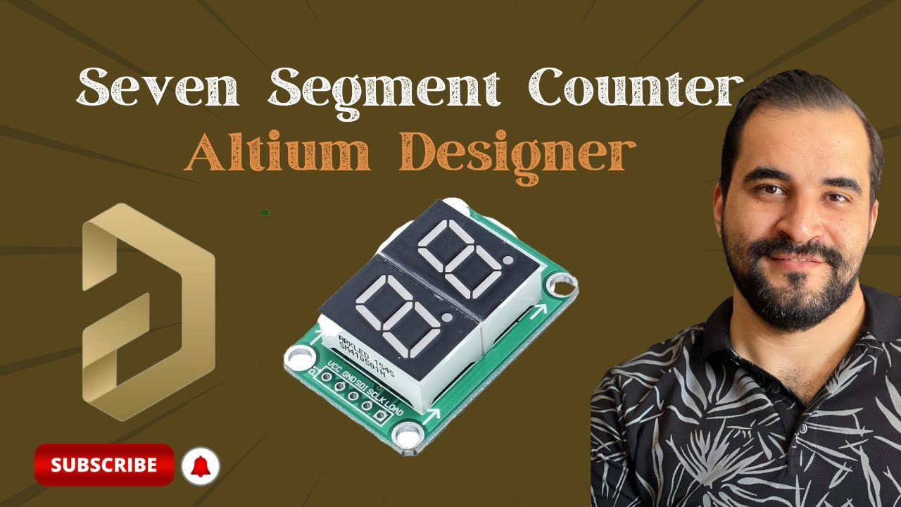 Seven Segment Counter using Atium Designer - YouTube