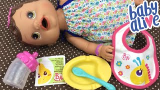 Feeding Baby Alive Changing Time Baby Olivia Pears Doll Food