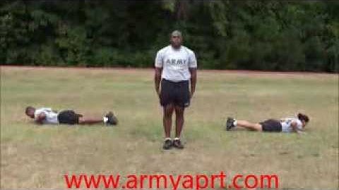 Army prone row exercise