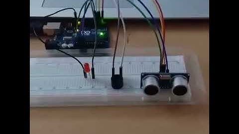 Arduino kontrollü Mesafe sensörü
