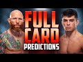 My MOST CONFIDENT Picks For UFC Emmet vs Vallejos 