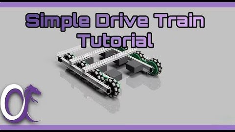 VEX Simple Drive in Autodesk Inventor | 675A
