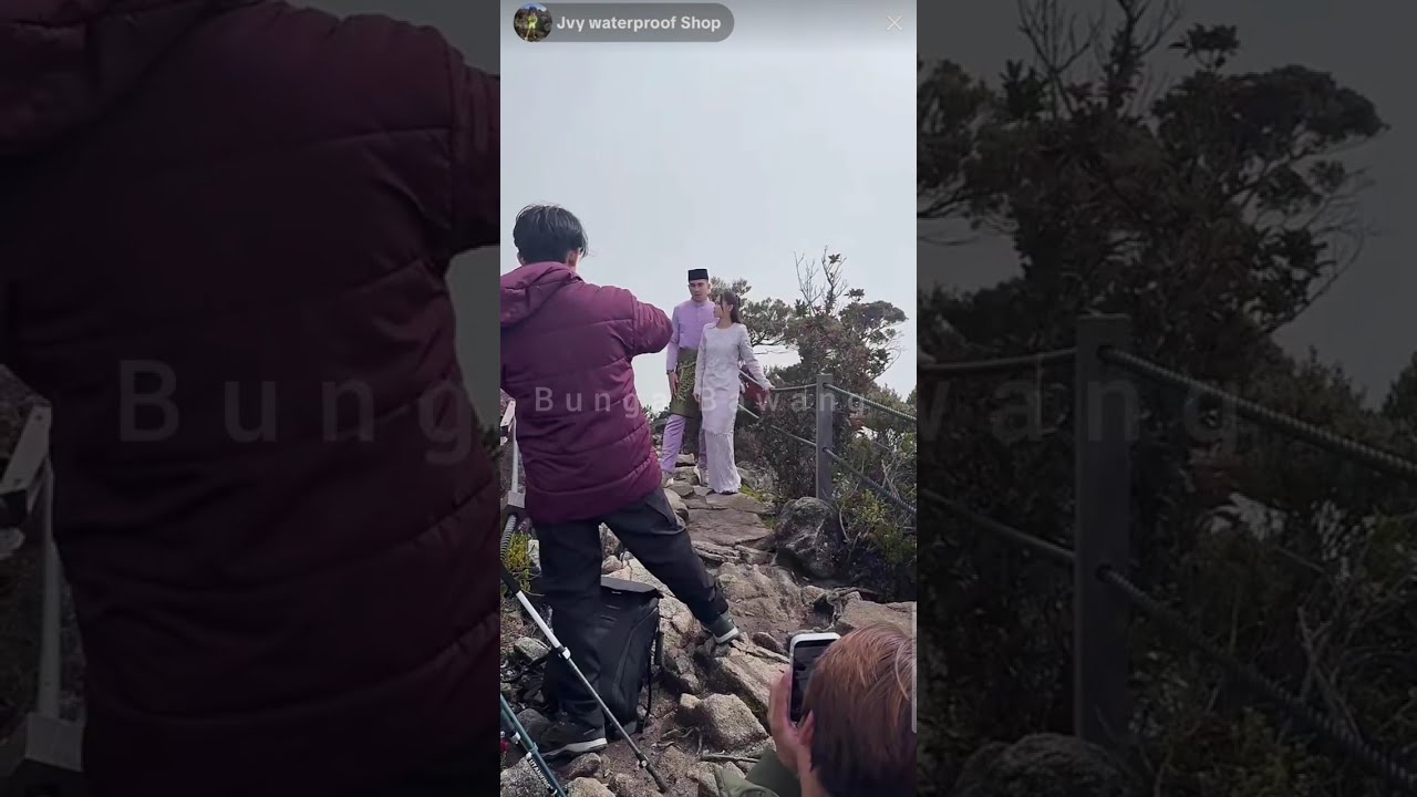 Syed Saddiq & Bella Astillah Shooting di Atas Gunung Kinabalu