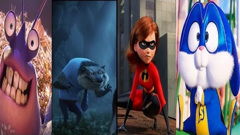 1 Second from 60 Animated Movies