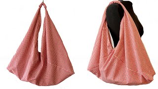 How to make a Simple Tote Bag - DIY Sew to Sell | Easy to Sew a Shopping Bag | sacola de compras
