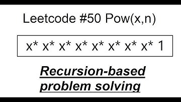🧠 Recursion-Based Problem Solving: LeetCode 50 (Pow(x, n) Explained) ⚡