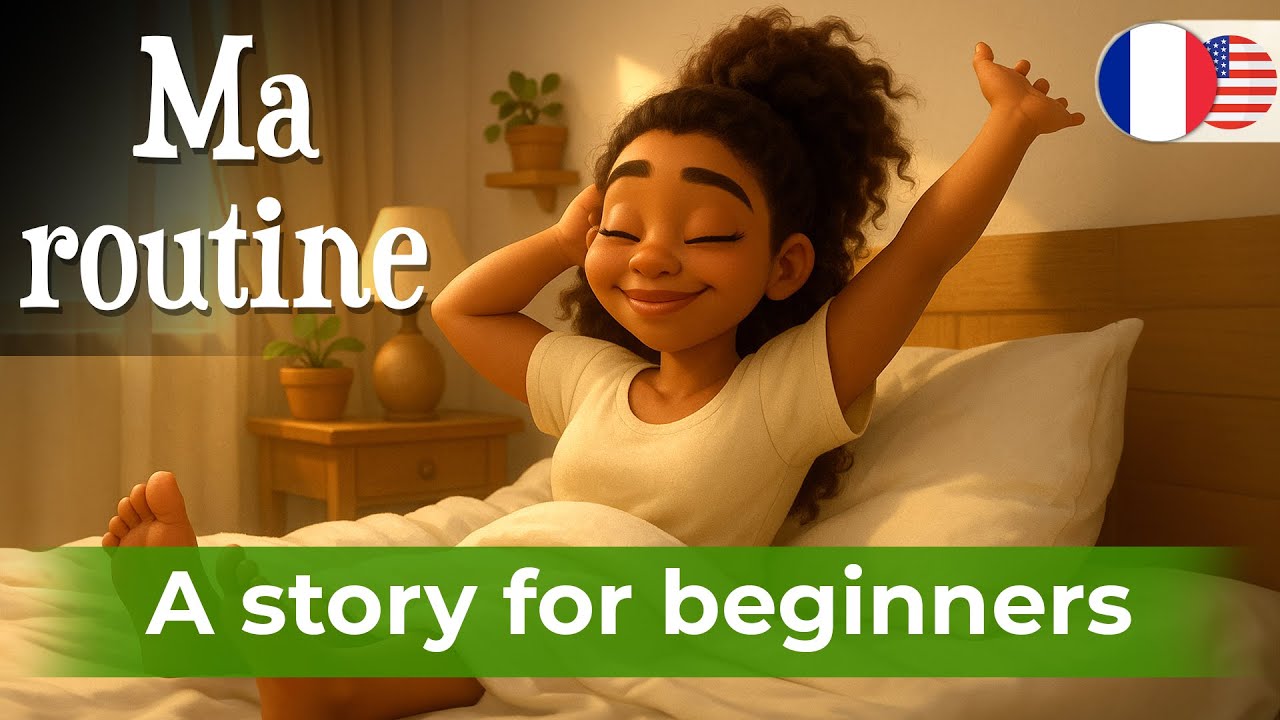 Simple French Story for Beginners (A1–A2) - Ma routine quotidienne