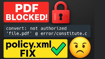 🚫 Fix ImageMagick Security Policy 