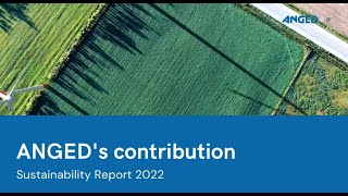 Anged´s contribution - Sustainability Report