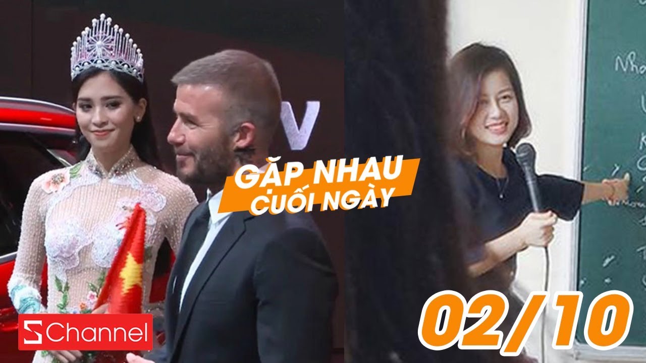 Cô giáo bỗng nổi tiếng với nụ cười toả nắng | HH Tiểu Vy rạng rỡ bắt tay David Beckham - GNCN 2/10 newsletter