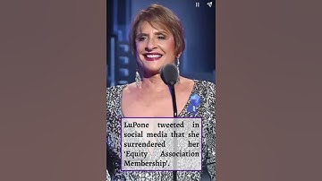 Thumbnail of What are the Reasons for Patti LuPone Resigning From Broadway #shorts #pattilupone #broadway