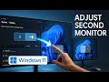 How To Adjust Your 2nd Monitor From Left To Right in Windows 11 ( In 30 Second )