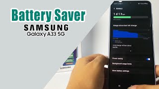 How to Activate Battery Saver on SAMSUNG A33 5G screenshot 5