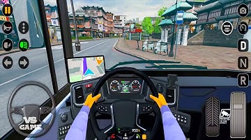 Bus Simulator 2023 by Ovilex Software - NEW SCANIA BUS DRIVING IN SHANGHAI - Gameplay