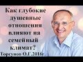 Как глубокие душевные отношения влияют на семейный климат? Торсунов О.Г. Сочи