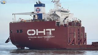 HEAVY LIFT VESSEL "ALBATROSS" arrives at ROTTERDAM Port - Shipspotting ROTTERDAM March 2021