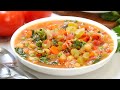 Hearty Vegetable Soup | Healthy + Nutritious + Easy Recipe