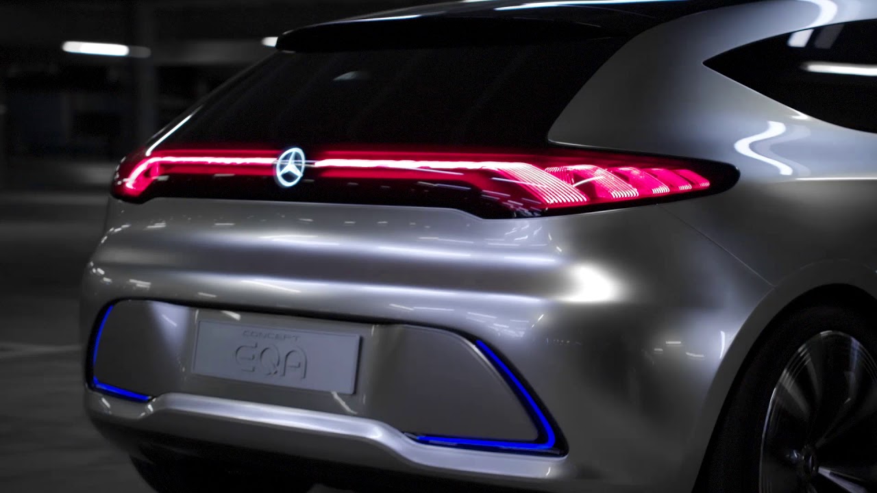 Mercedes-Benz Concept EQA Headlights & Tail Lights - YouTube Mercedes-Benz Concept EQA Headlights & Tail Lights - YouTube