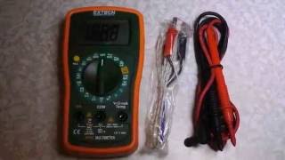 Extech MN35 Digital Mini Multimeter detailed look