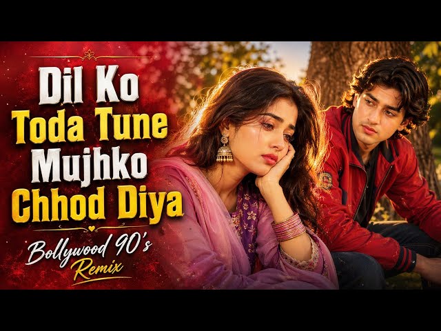 Dil Ko Toda Tune Mujhko Chhod Diya | New Hindi Sad Romantic Love Song 2025 |90s Bollywood Evergreen