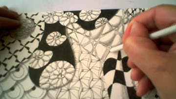 Zentangle Pattern Samplers 2 | For Beginners - Part 3