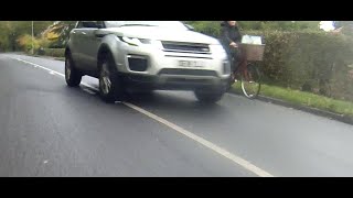 Close and Illegal Solid White Line Overtakes