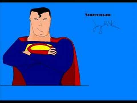 Re Sd Painting Drawing Superman In Ms Paint