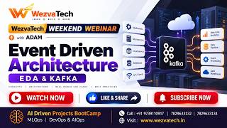 Event Driven Architecture Masterclass | EDA | KAFKA | ADAM | wezvatech.in | 7829633132 #kafka #eda