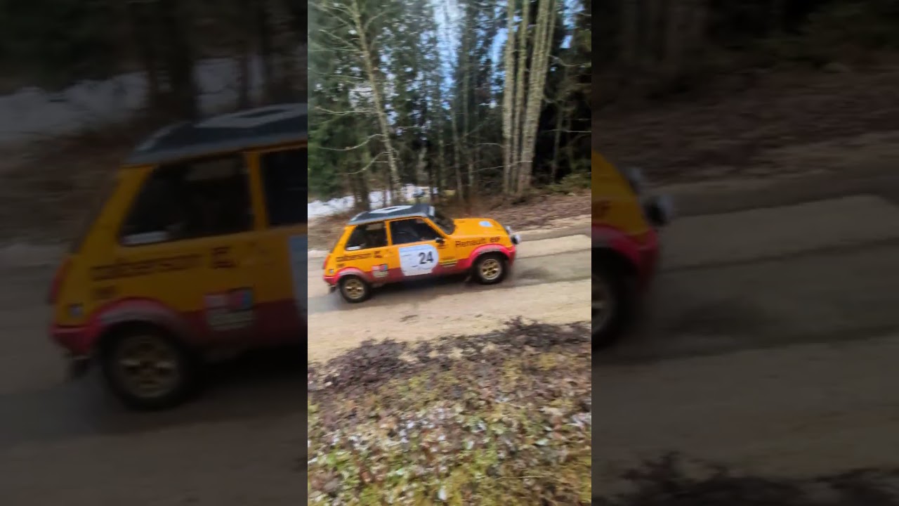 # rallye.  Neige et glace # lulu du jura. # rallye vhc 