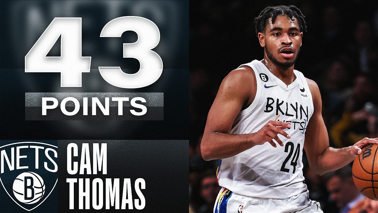 Cam Thomas Scores 40+ PTS in THIRD STRAIGHT GAME