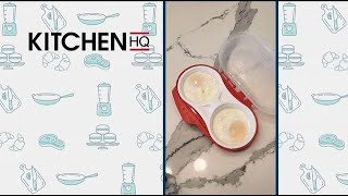 Kitchen HQ 2-pack Microwave Egg Cooker and Omelet Sets