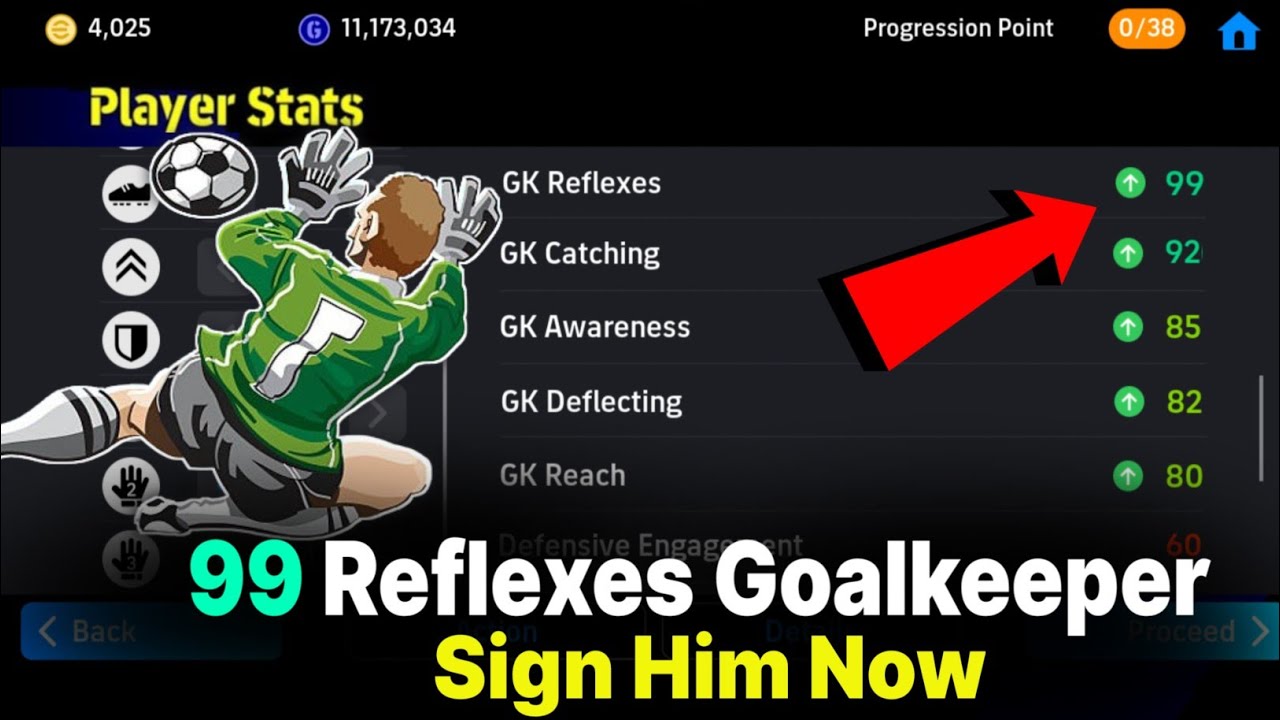 99 GK Reflexes! 92 GK Catching! Best Offensive Goalkeeper Skills Sign