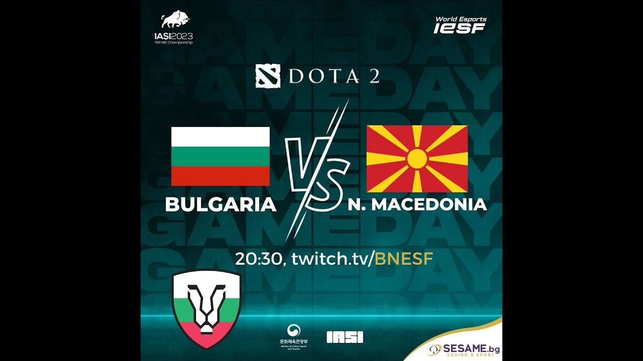 DOTA 2 BULGARIA VS NORTH MACEDONIA   EU REGIONALS   GROUP STAGE