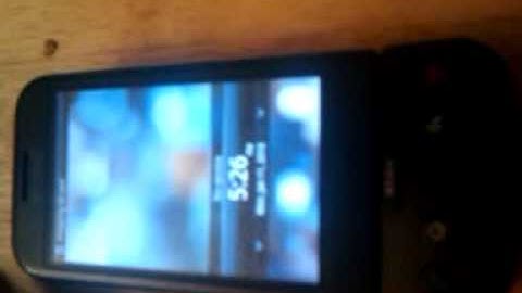 Espresso Rom Running on G1 Htc Espresso Port (Eugene373)