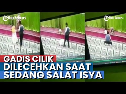 Seorang Anak Perempuan Dilecehkan saat Salat Isya di Masjid; Baitul Makmur Girimaya Terekam CCTV