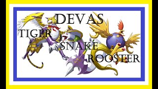 Digimon Tamers Devas 1 - Mihiramon, Sandiramon and Sinduramon